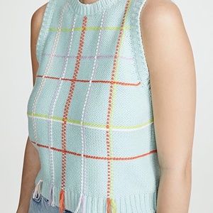 Alice + Olivia Rosalina Sleeveless Sweater Size S